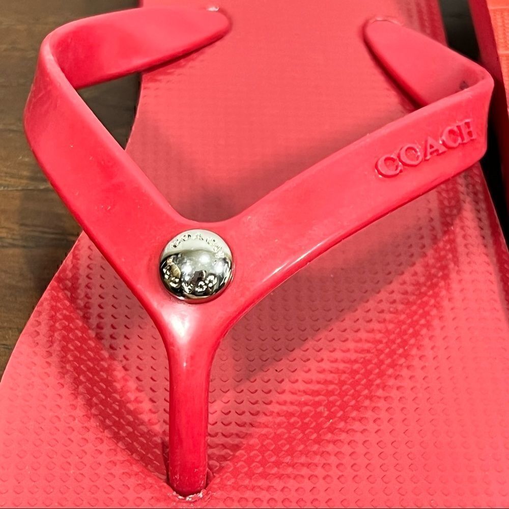 COACH ZAK flip flop nwt 6 - Picture 3 of 6